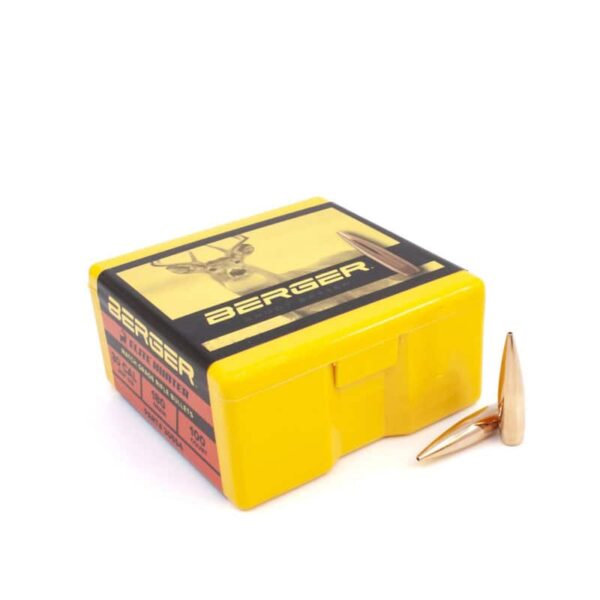 Berger 30 Caliber 180 Grain Elite Hunter Rifle Bullet Box of 100 - Image 2