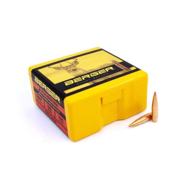 Berger 6 mm 105 Grain Very Low Drag (VLD) Hunting Rifle Bullet Box of 100 - Image 2