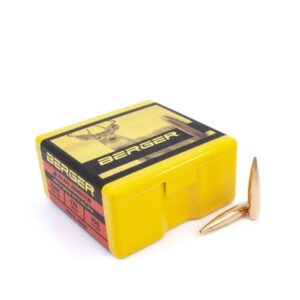 Berger 7mm 180 Grain Very Low Drag (VLD) Hunting Rifle Bullet box of 100
