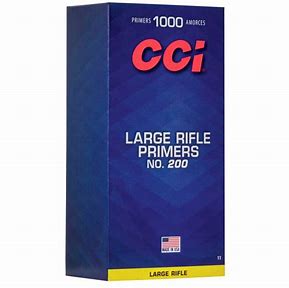 CCI Large Rifle Primers #200 Box of 1000