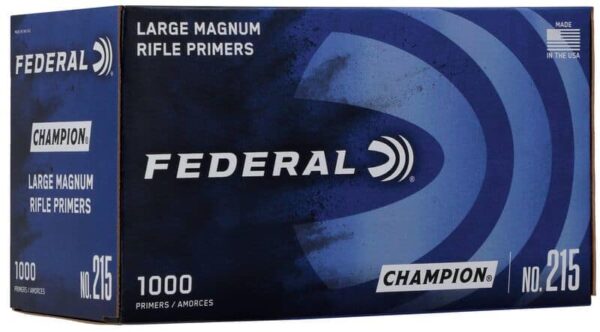 Federal Large Rifle Magnum Primers #215 Box of 1000