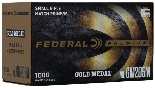 Federal Premium Gold Medal Match Small Rifle Primers #205M Box of 1000