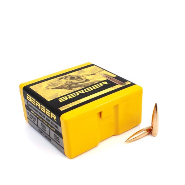 Berger 6.5 mm 130 Grain AR Hybrid OTM Tactical Rifle Bullet Box of 100 - Image 2