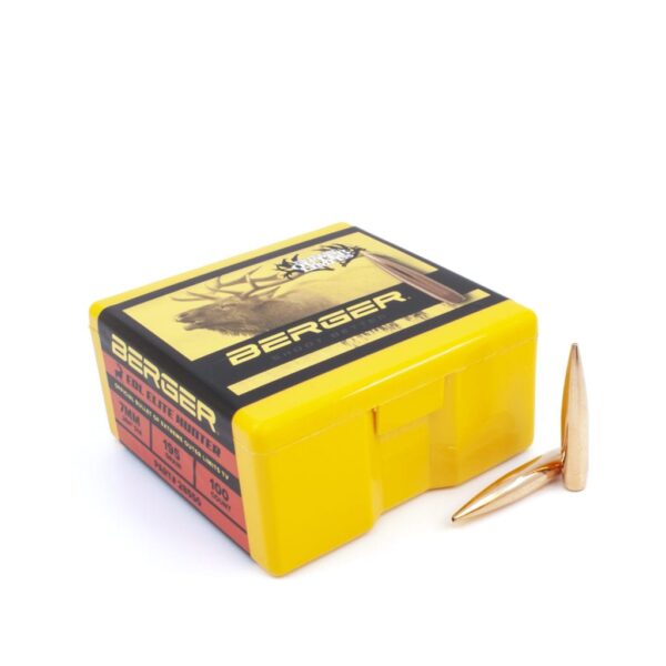 Berger 7 mm 195 Grain Elite Hunter Rifle Bullet Box of 100 - Image 2